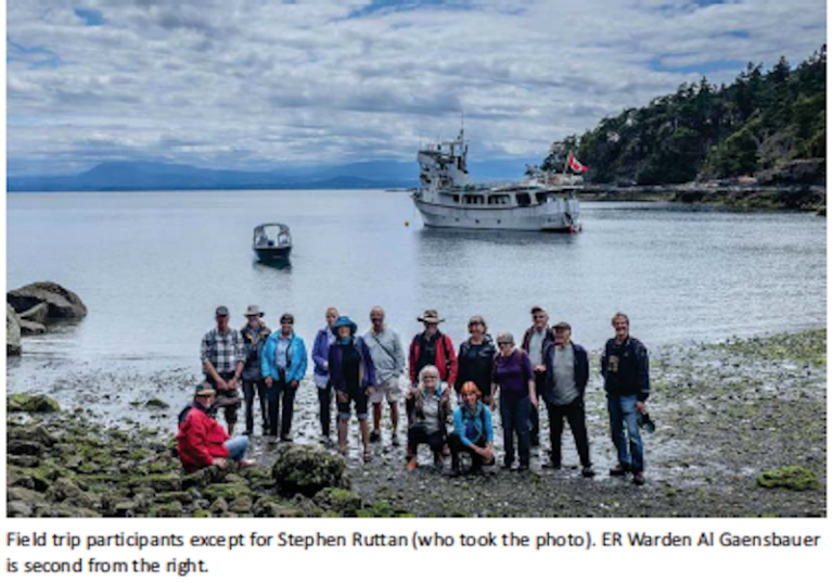 Lasqueti Island ER Field Trip Friends of Ecological Reserves
